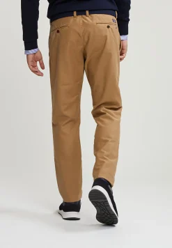 Best River Woods Slim fit basic chinobroek loam -