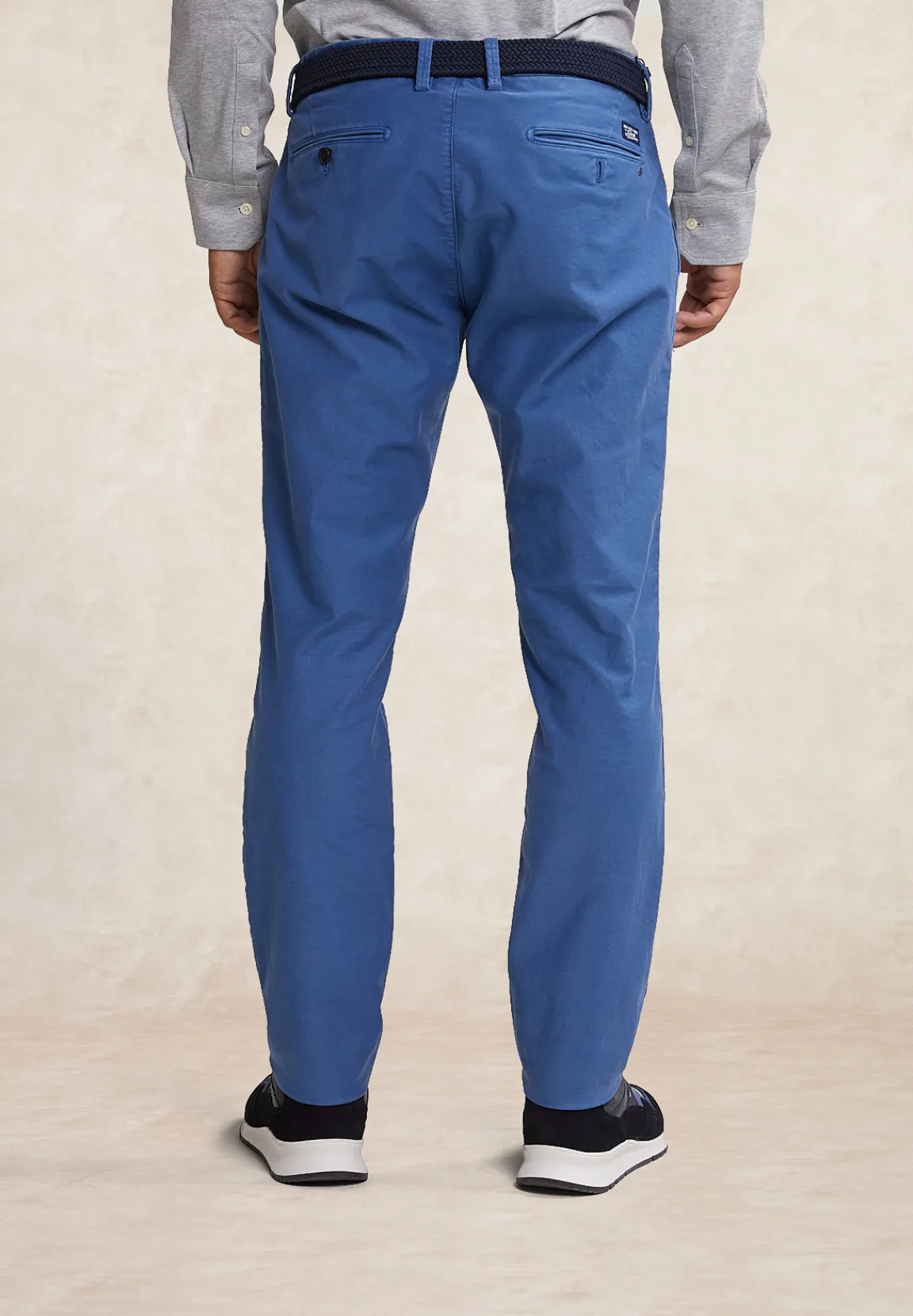 Best River Woods Slim fit basic chinobroek denim -