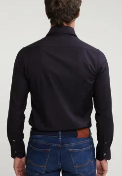 Discount River Woods Slim fit effen hemd blauw -