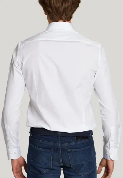 Fashion River Woods Slim fit effen hemd wit -