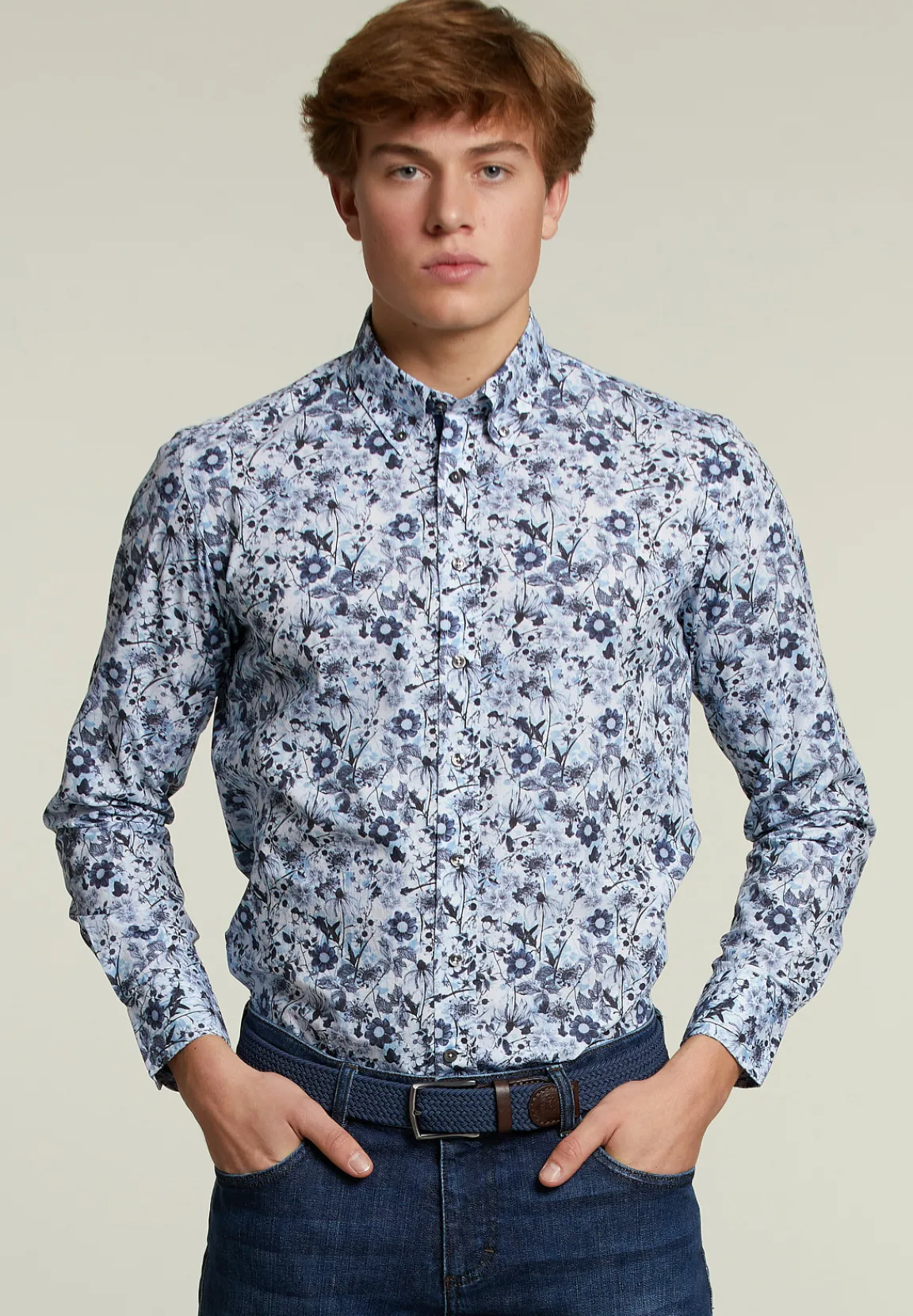 Sale River Woods Slim fit fantasiehemd multi -