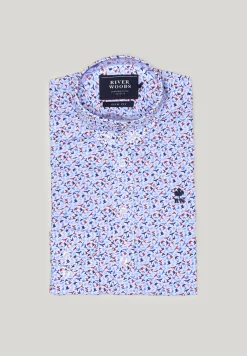 Best River Woods Slim fit fantasiehemd multi -