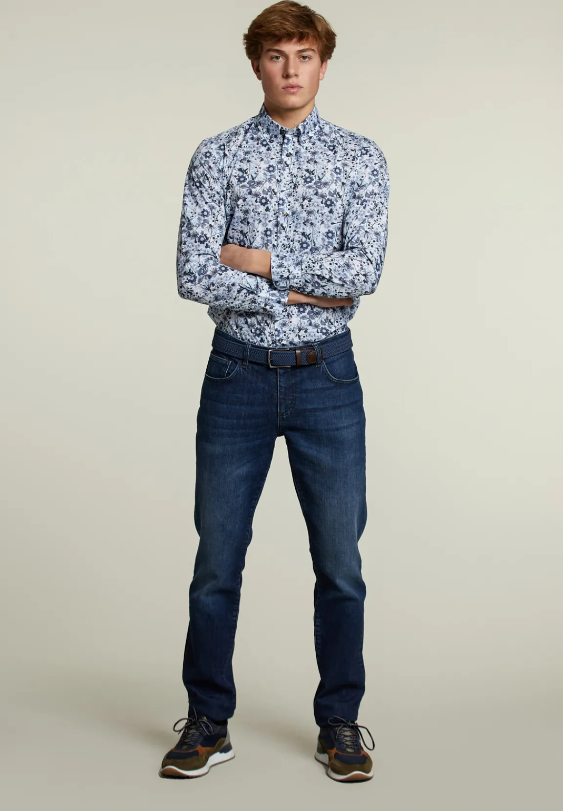 Sale River Woods Slim fit fantasiehemd multi -