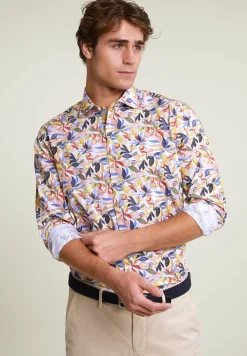 Sale River Woods Slim fit gebloemd hemd multi -