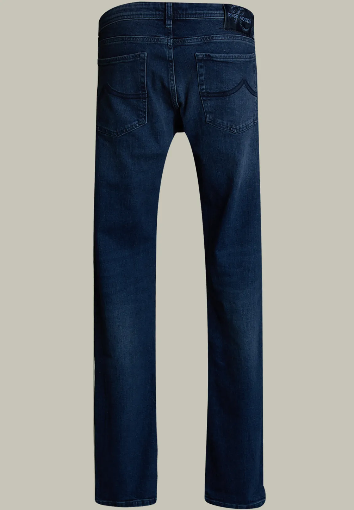 Outlet River Woods Slim fit jeans 5-zakken stone -
