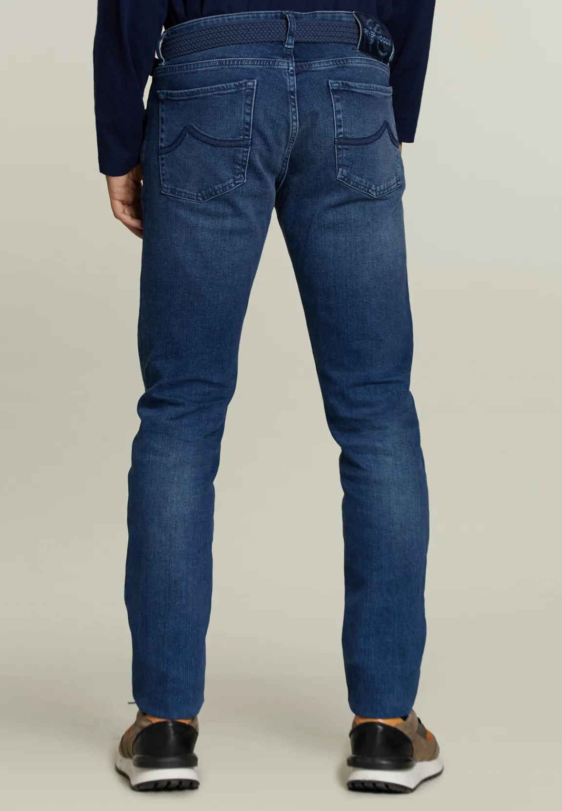 Outlet River Woods Slim fit jeans 5-zakken stone -