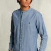 Best River Woods Slim fit jeanshemd medium bleach -