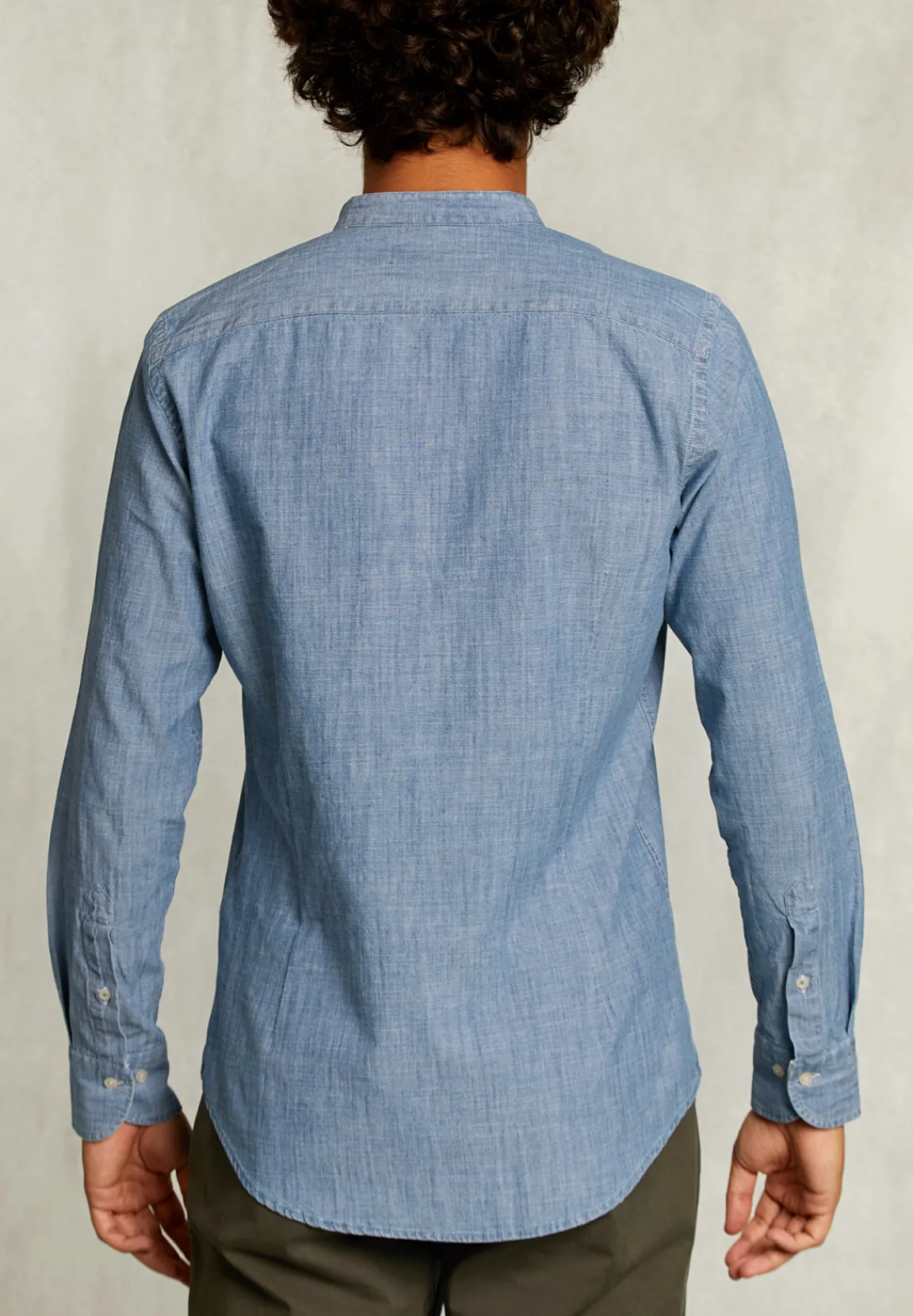 Best River Woods Slim fit jeanshemd medium bleach -