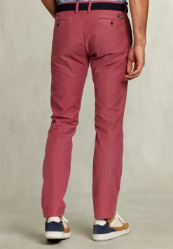 Discount River Woods Slim fit katoenen chino amaranth -