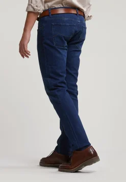 Outlet River Woods Slim fit stretch jeansbroek 5-zakken dark stone -