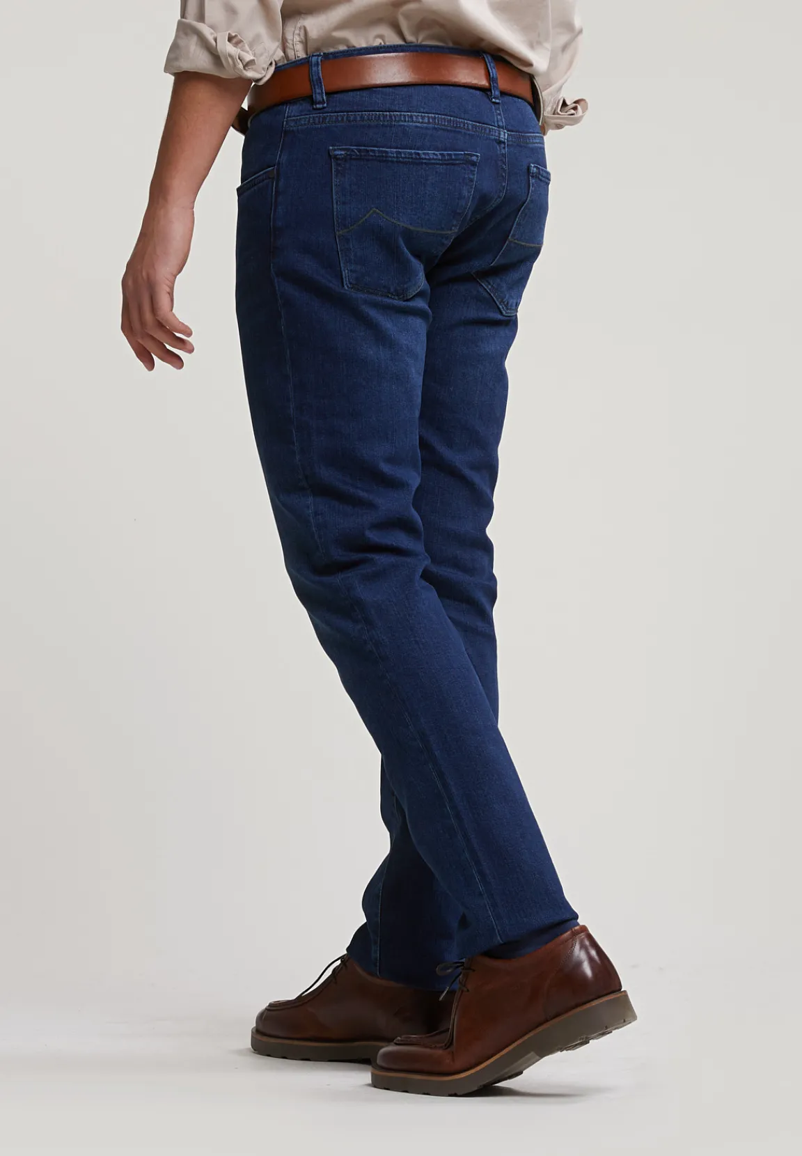 Outlet River Woods Slim fit stretch jeansbroek 5-zakken dark stone -