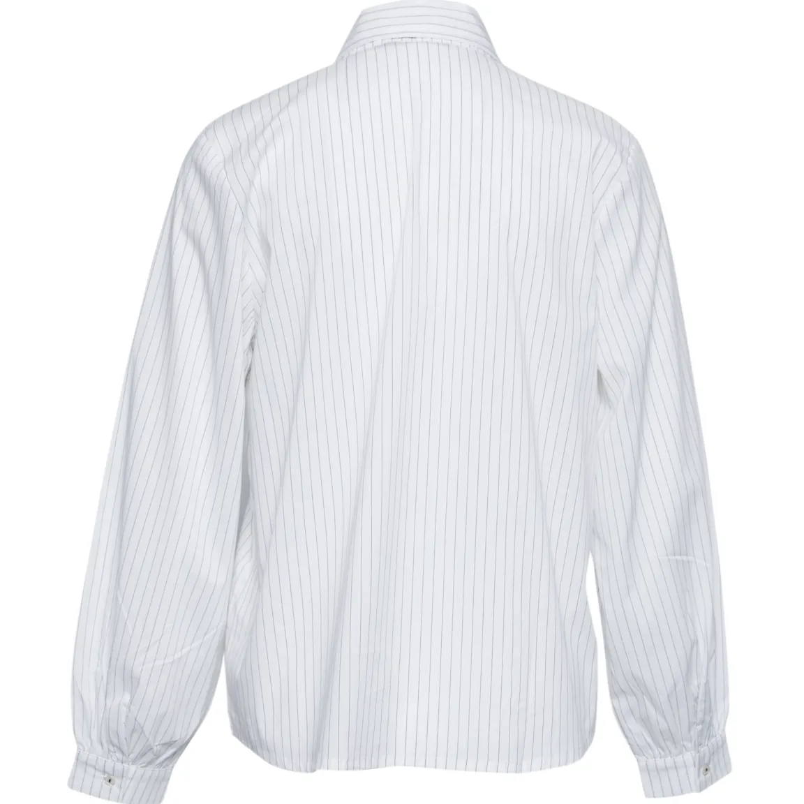 Best River Woods Slipoverblouse met verwijderbare sjaal in wit -