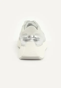 Fashion River Woods Sneakers met veters detail in zilverkleur -