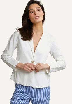 Fashion River Woods Sportieve blazer 2 zakken ecru -