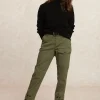 Outlet River Woods Stretch broek opgestikte zak kaki -