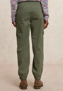 Hot River Woods Stretch broek opgestikte zakken kaki -