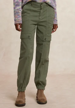 Hot River Woods Stretch broek opgestikte zakken kaki -