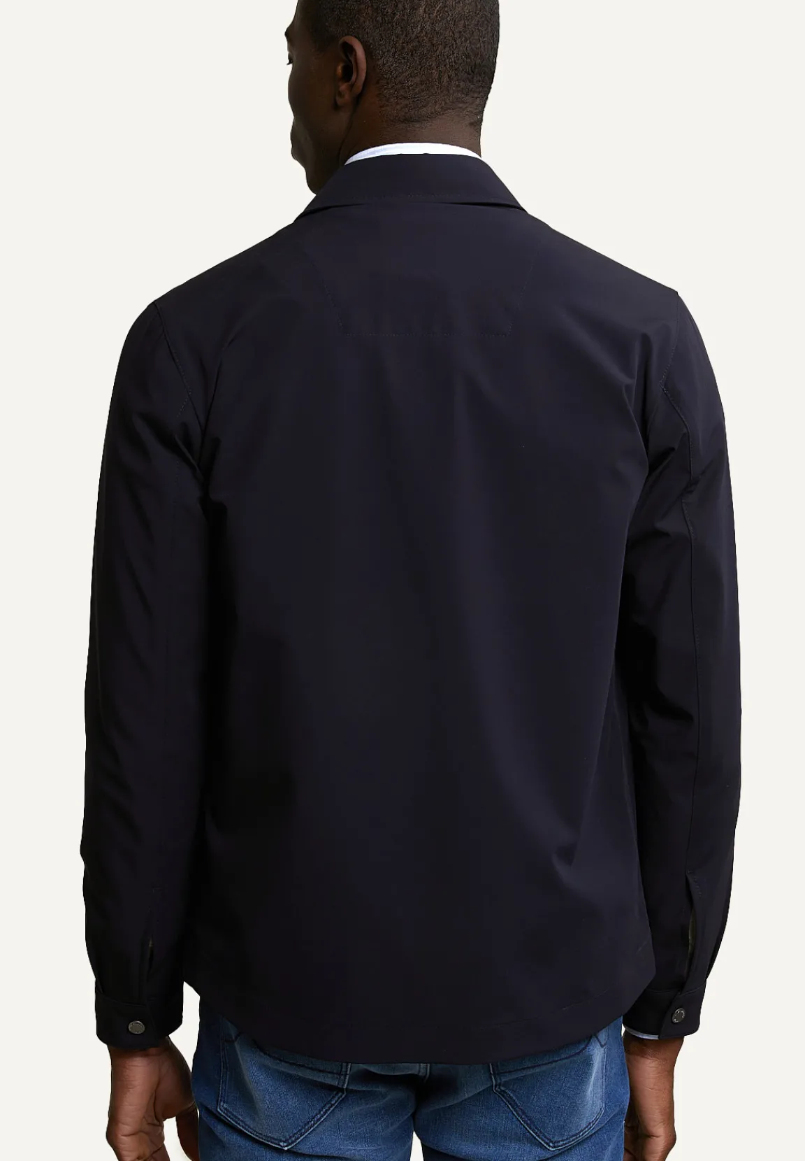 Discount River Woods Technische stretch jas borstzak dark navy -
