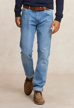 Discount River Woods Tight fit basic stretch jeansbroek 5-zakken bleach -