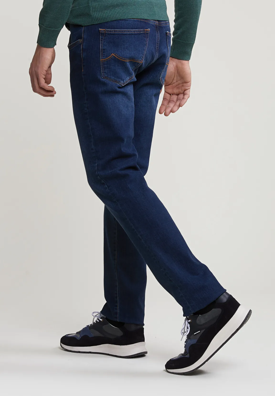 Hot River Woods Tight fit basic stretch jeans 5-zakken dark stone -