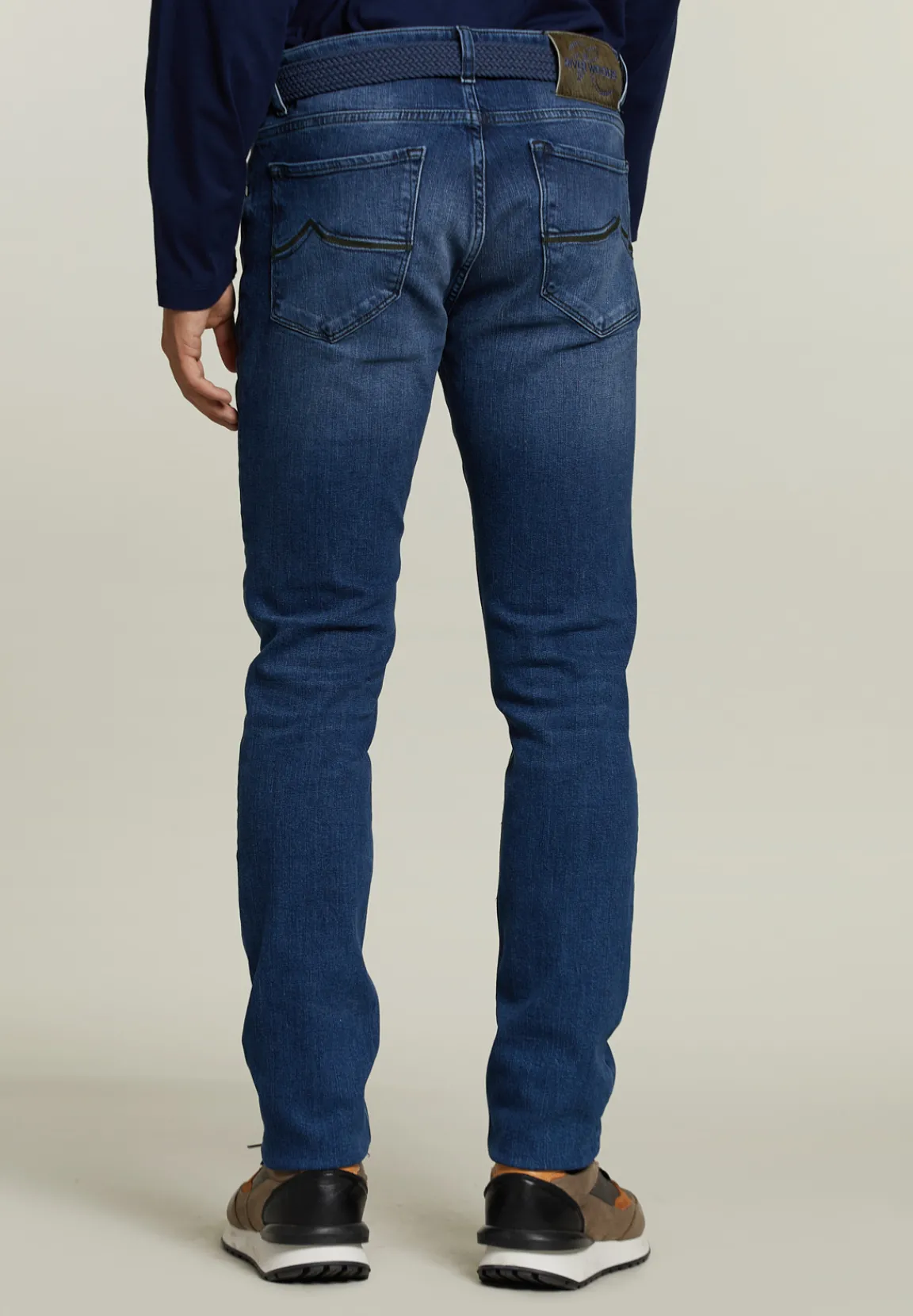 New River Woods Tight fit jeans 5-zakken stone -