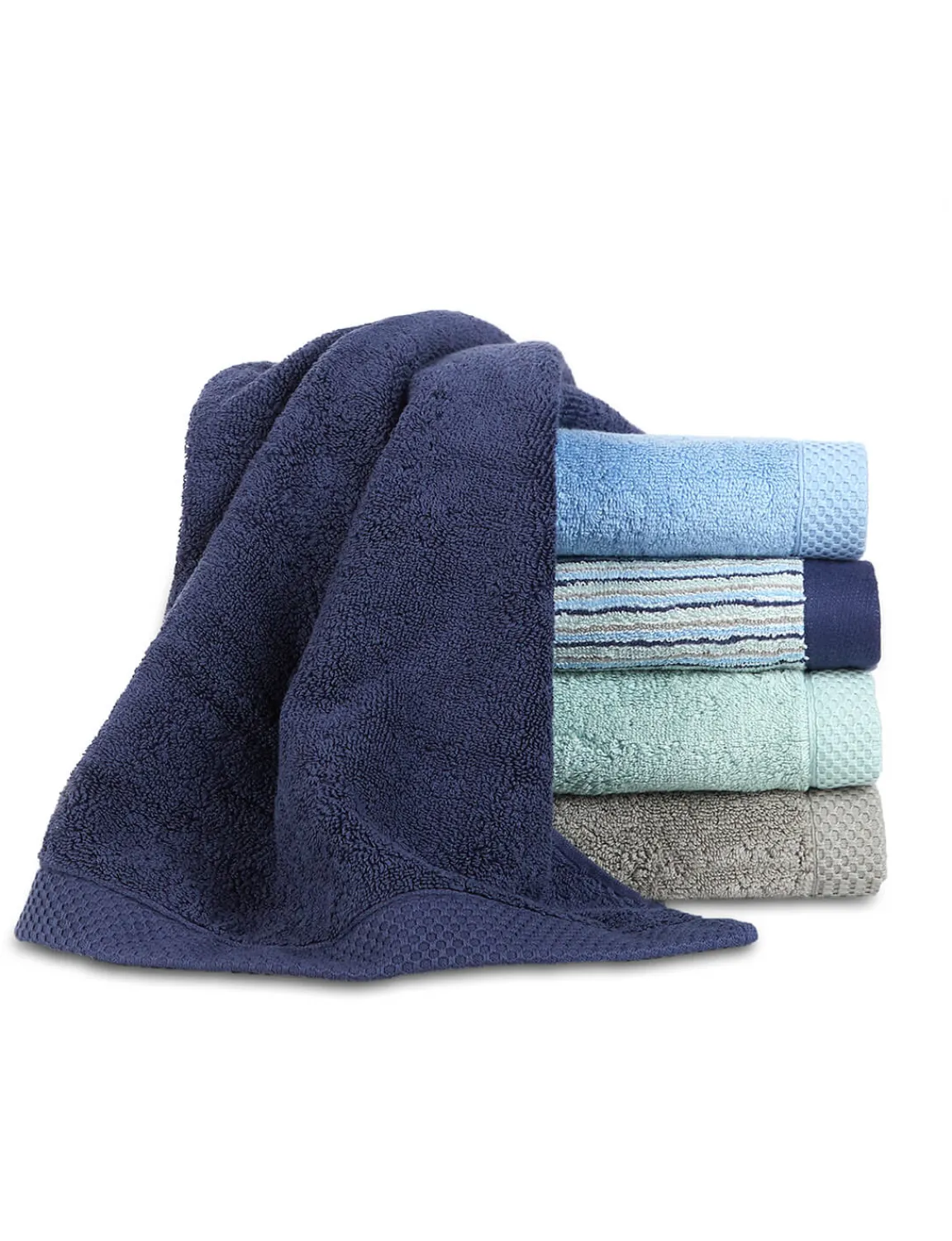 Sale River Woods Top kwaliteit kleine handdoek by Clarysse in marineblauw -