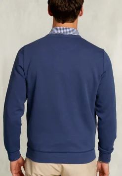 Sale River Woods Trui ronde hals dark blue jelly fish -