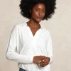 Sale River Woods Viscose V-hals blouse glitter detail écru -