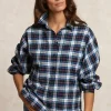 Best River Woods Wijde geruite blouse multi -