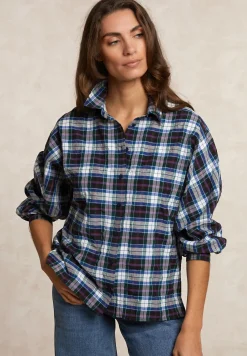 Best River Woods Wijde geruite blouse multi -
