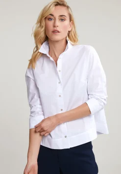 Outlet River Woods Witte effen blouse -