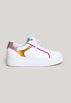 Hot River Woods Witte sneakers met veters -