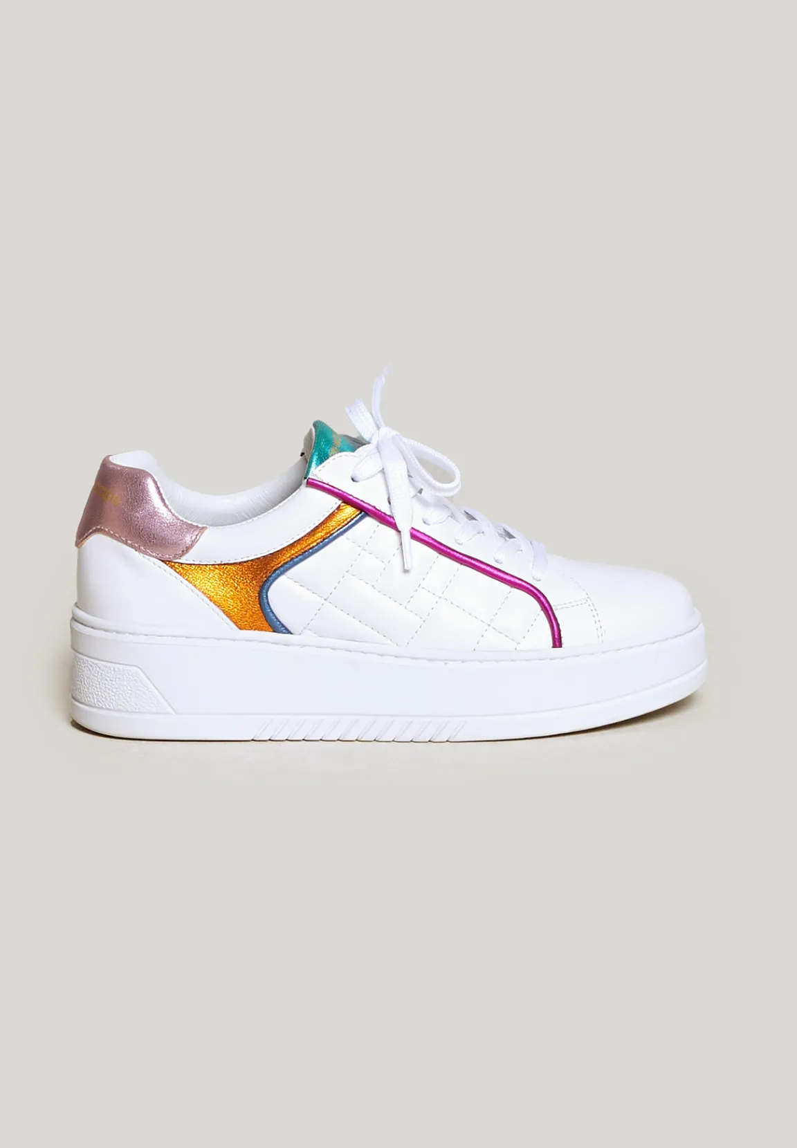 Hot River Woods Witte sneakers met veters -