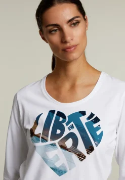 Best River Woods Witte T-shirt ronde hals -