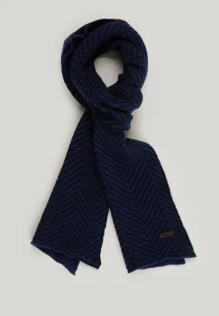 Online River Woods Wol-kasjmier sjaal oriental blue mix voor heren -
