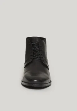 Online River Woods Zwarte klassieke lederen veterschoenen -